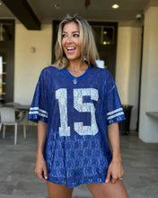 Blue Lace "It's Game Time" Jersey
