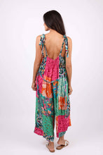 Wildflower Patchwork Sleeveless Adjustable Romper
