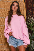 Cream Oversized Solid Super Soft Scuba Sweatshirt
