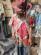 Distressed Rare Bird Hanky Top