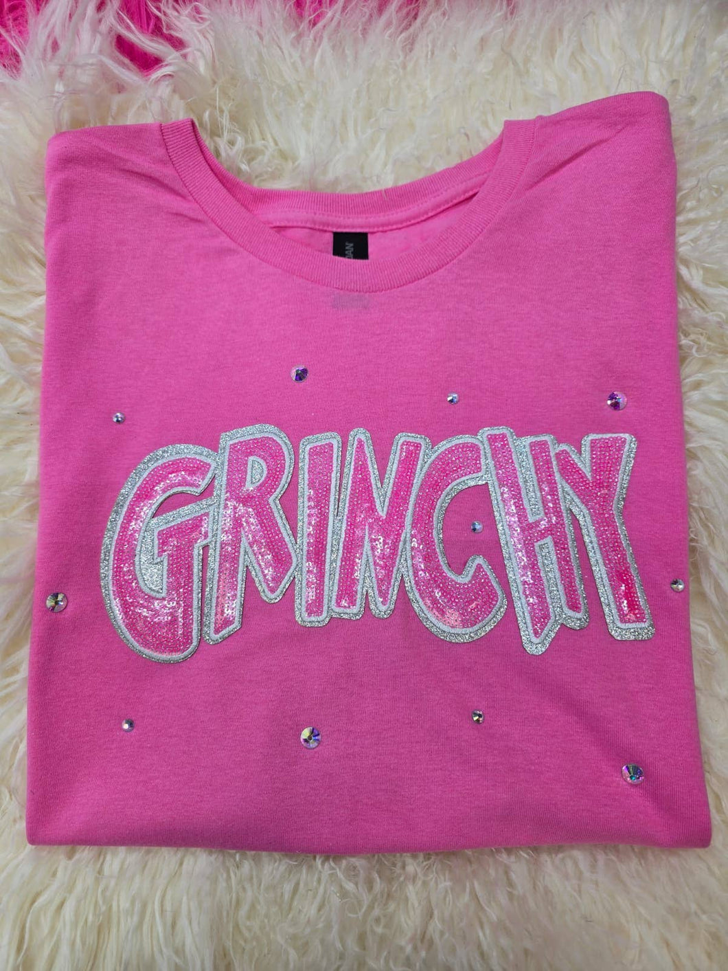 Hot Pink & Silver Sequin 