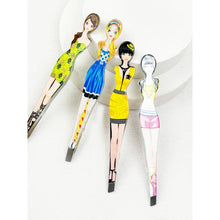 Professional Girl Eyebrow Tweezer: MIX COLOR / ONE(12)