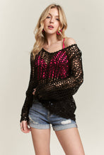 Black Everyday Crochet Top