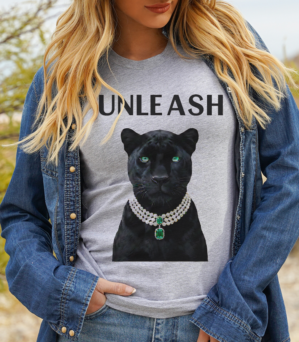Natural Unleash Panther Tee
