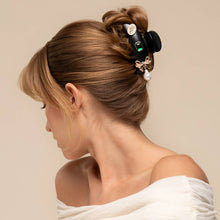 KitschPop™️ Curved Claw Clip 7pc Set Vintage - Black