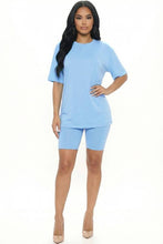 Cloud Loose Fit Top & Bike Shorts Set