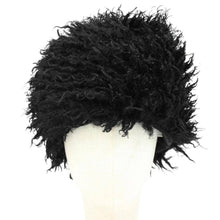 Ivory Fluffy Curly Hair Winter Statement Hat