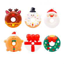 Christmas Donut PU Squishy Fidget Toy for Stress Relief