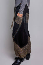 Black Multi High Rise Thermal French Terry Knit Patch Jogger POL Pants