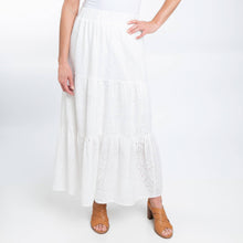 Maxi Skirt Solange Embroidered Eyelet Paneled