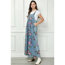 Painted Floral Sleeveless Veveret Jumper