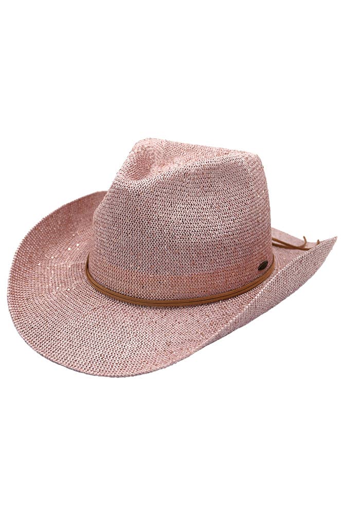 Rose C.C Sequin Cowboy Hat