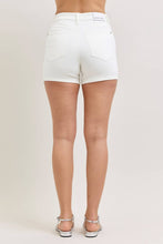White High Waist Slim Judy Blue Shorts
