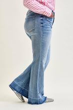 Medium Plus High Waist "Tummy Control " w/ Release Hem Flare Judy Blue Jeans