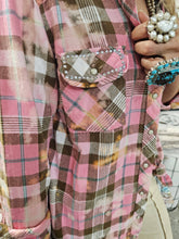 Pink Plaid Rare Bird Snapfront