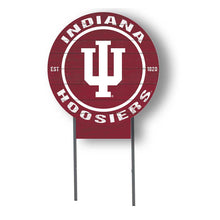 20" Circle Lawn Sign Indiana Hoosiers