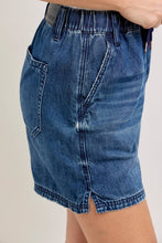 Dark High Waist Featherweight Baggy Judy Blue Shorts