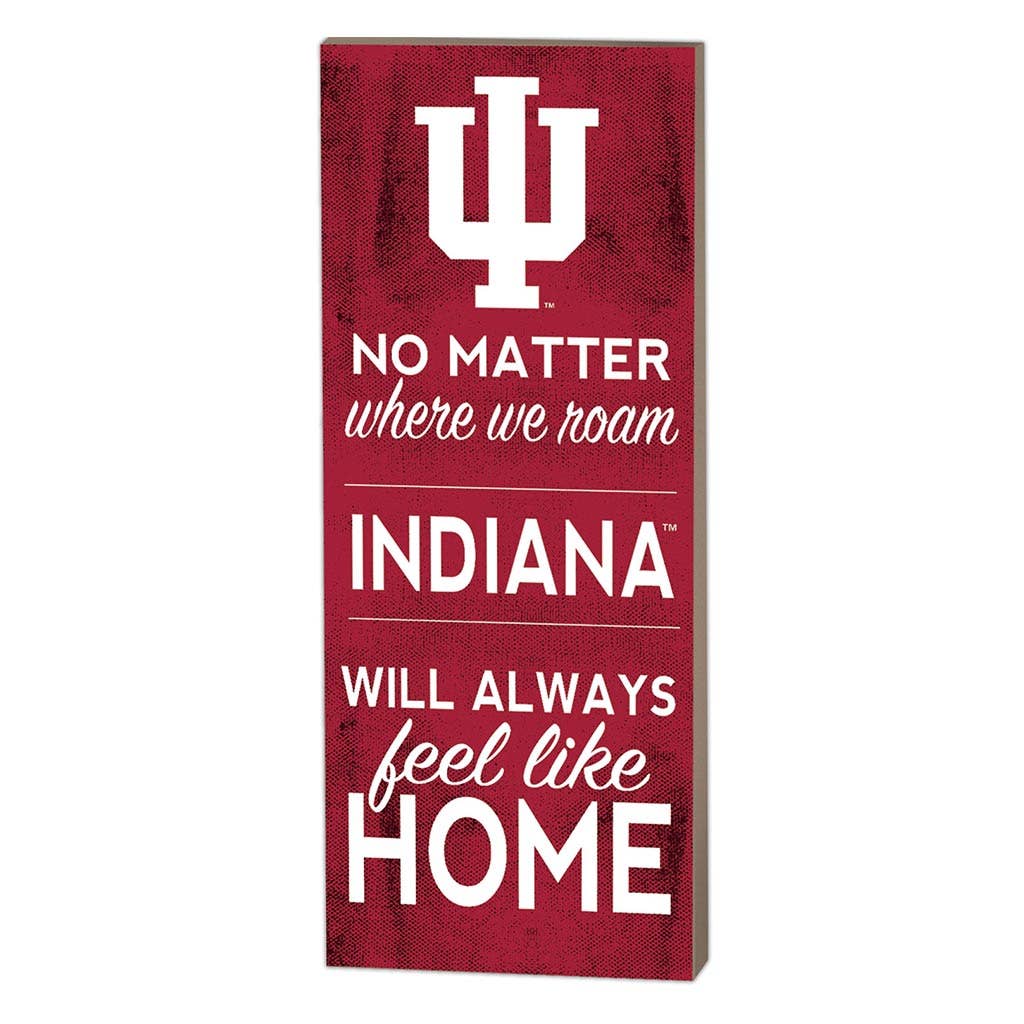 7x18 No Matter Where Indiana Hoosiers