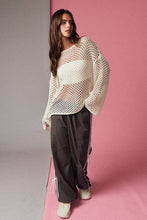 White Reese Loose Fit Cover Up