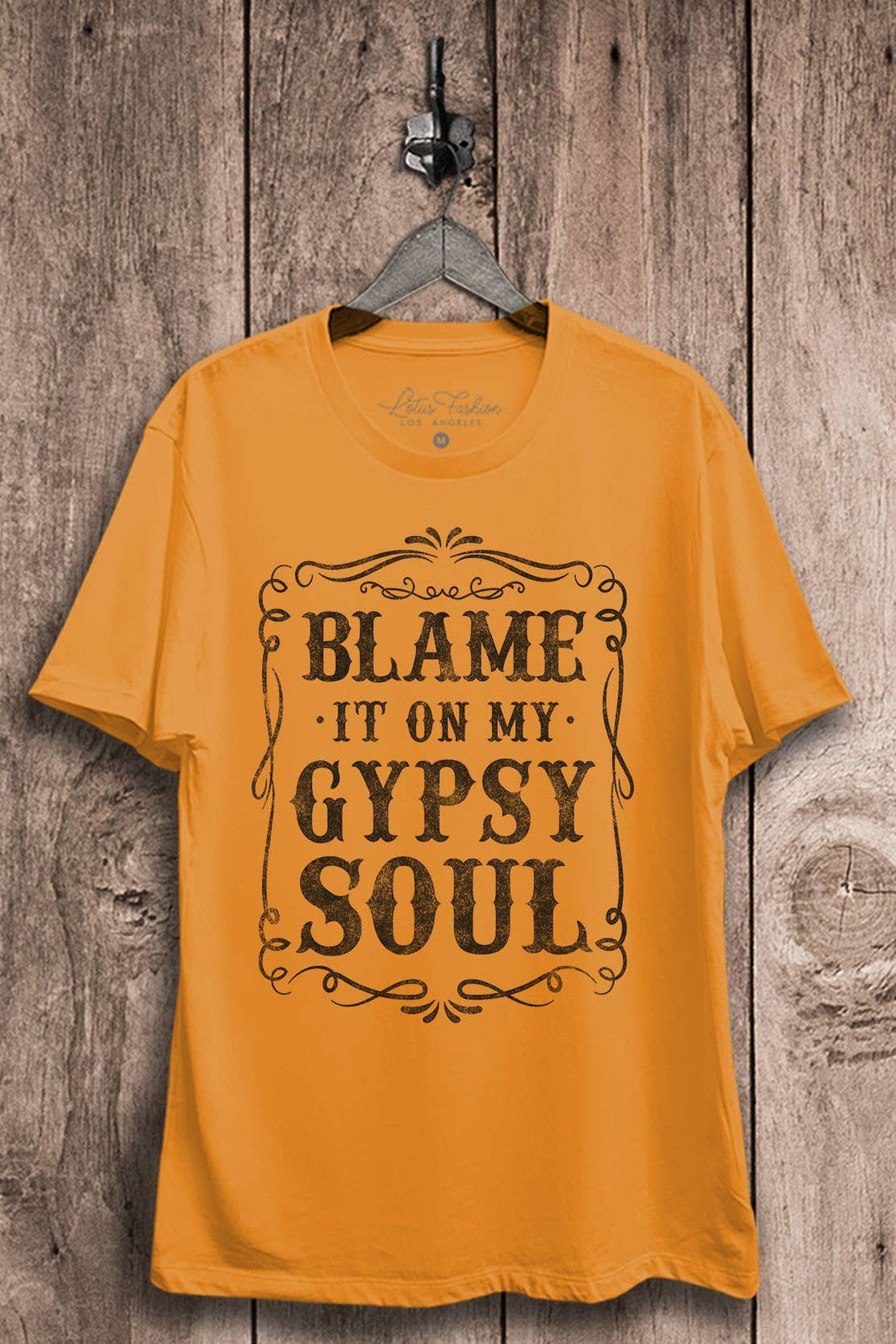 Mustard Blame It On My Gypsy Soul Graphic Top