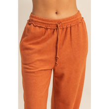Baked Clay Reverse Seam High-Waisted HYFVE Jogger Pants
