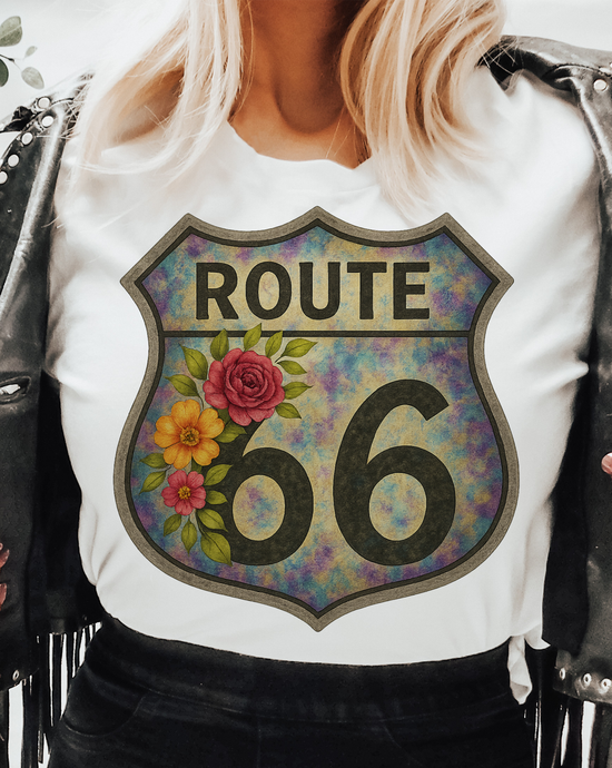 Natural Route 66 Tee