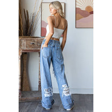 Denim Washed Distressed Sequince Oli+Hali Jeans