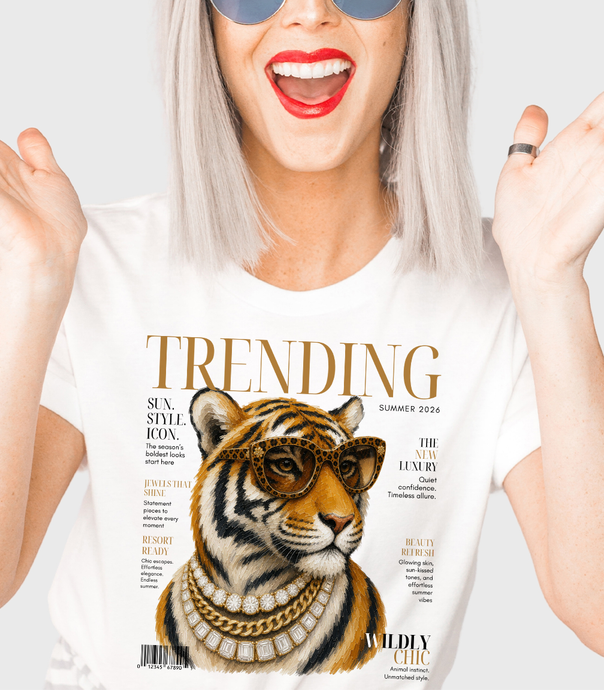 Natural Trending Tiger Tee
