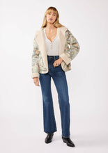 Midnight Blush Long Sleeve Hooded Lovestitch Jacket with Pockets