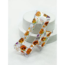 Printed Halloween Theme Hair Claw Clip: MIX COLOR / ONE(12)