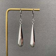 Steel Glossy Droplet 18K Gold Plated S.Steel Earrings