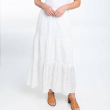 Maxi Skirt Solange Embroidered Eyelet Paneled