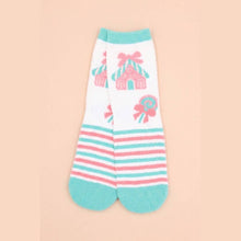 Multi Pastel Christmas Cozy Socks