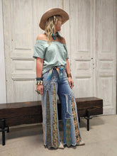 Vintage Rare Bird Tie Jeans