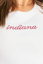 White 'indiana' Embroidered Ribbed Tank Top