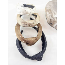 Polka Dot Knotted Headband: MIX COLOR / ONE(12)