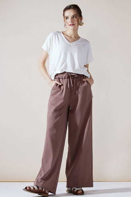 Coco Cotton Wide-Leg Pants