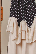 Black Polka Dot  Layered Mello Tunic