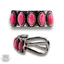 Pink stone ring