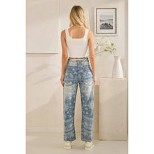 Denim Washed Paisley Patch Oli+Hali Jeans