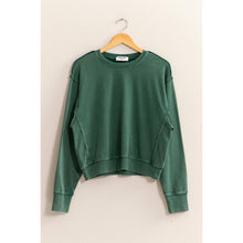 Drop Shoulders Crewneck HYFVE Sweatshirt: Dark Green