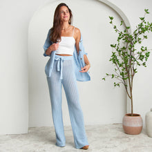 Glacier Catalina Knit Half Sleeve Button Up Top
