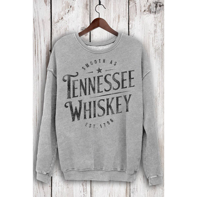 Mineral Heather Grey Tennessee Whiskey Sweatshirt