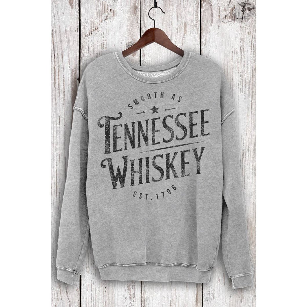 Mineral Heather Grey Tennessee Whiskey Sweatshirt