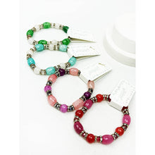 Mix Beads Adjustable Stretch Bracelet: MIX COLOR / ONE(12)