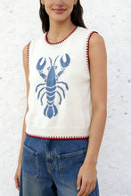 Navy Lobster Graphic Sleeveless Vest