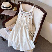 Beige Crosa - Bohemian Style Midi Dress