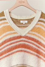 Multi Multi Stripe Color Knit Top