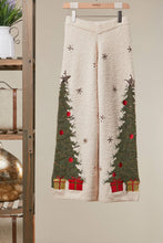 Ivory Christmas Tree Sweater Pants