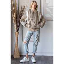 Mocha Patchwork Lightweight Quilted Winter Oli+Hali Jacket